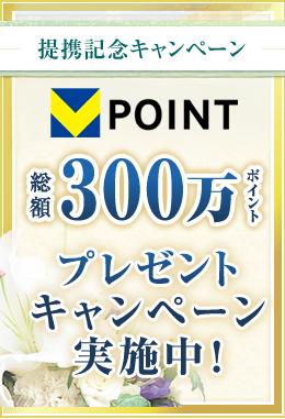 携帯記念キャンペーン Vポイント総額300万ポイントプレゼントキャンペーン実施中